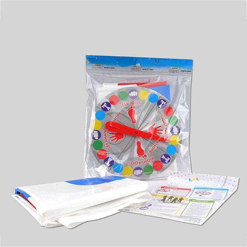 Twist Game Mat Indoor Outdoor Interactive Family Party Game for Kids and Adults - Balance & Movement Twisting Game