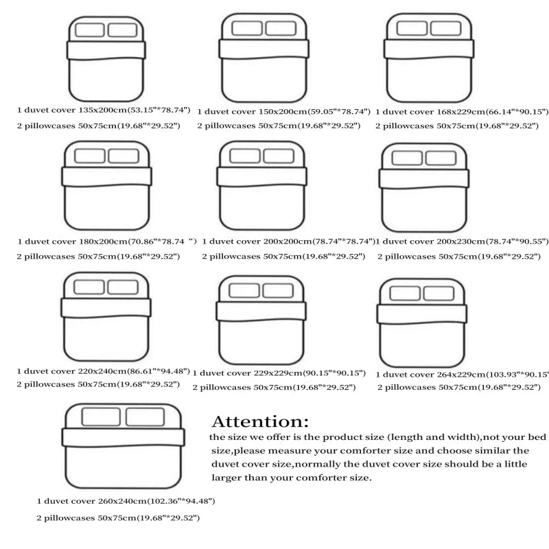 3-Piece Solid Twill Polyester Duvet Cover Set with 2 Pillowcases — Multiple Sizes (135x200 to 260x240 cm / 53x79 to 102x94 in) — White, Yellow, Pink, Purple