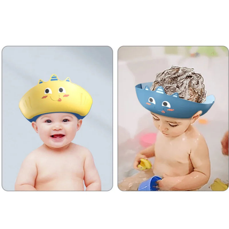 Adjustable Baby Shower Cap – Infant & Toddler Shampoo Shield with Ear Protection
