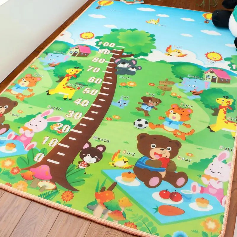 Baby Play Mat 120×90 cm (47.2×35.4 in) EPE Foam Activity Gym Crawling Mat Waterproof Play Rug for Infants & Kids