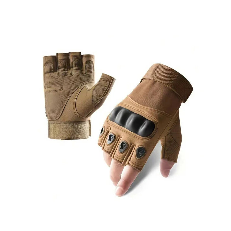 Men's Half-Finger Tactical Gloves - Outdoor Military Shooting Hunting Airsoft Motorcycle Cycling
