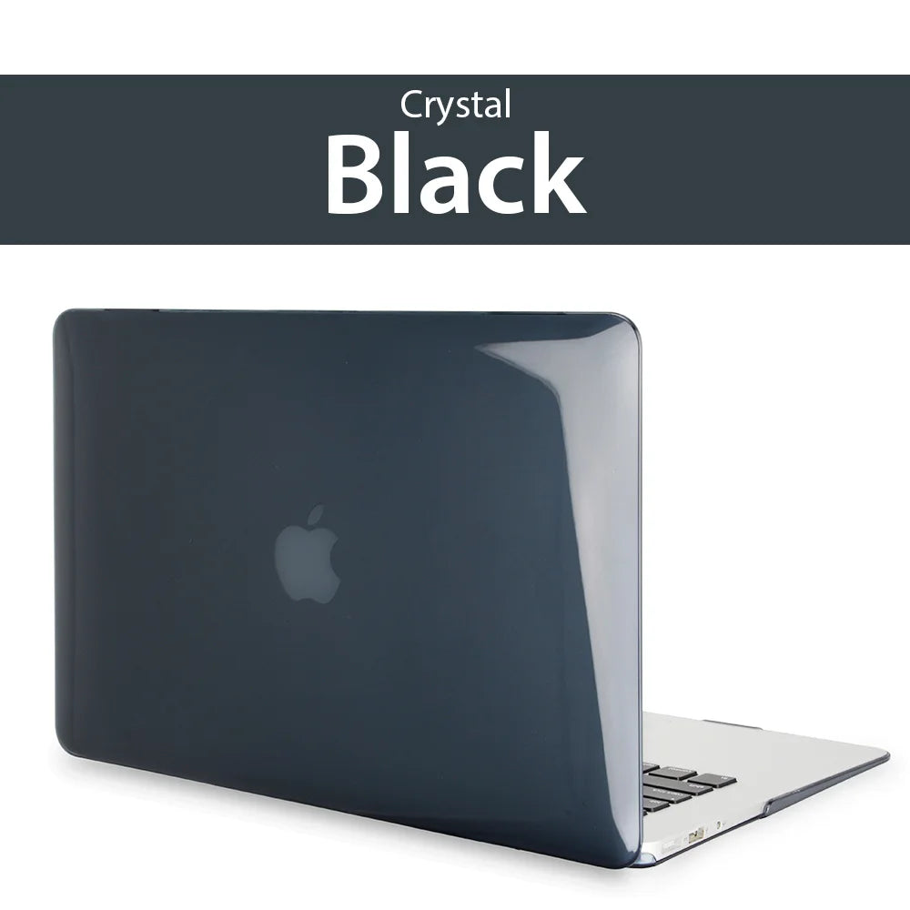 Glitter Hard Shell Laptop Case for MacBook Air & Pro 13/14/15/16 Inch (33–41 cm) Clear Sparkle Protective Sleeve