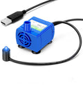 LED Cat Fountain Pump Replacement – DC 5V 1.5W USB Ultra-Quiet Waterproof Motor with 6ft (1.83m) Cable & Suction Cups