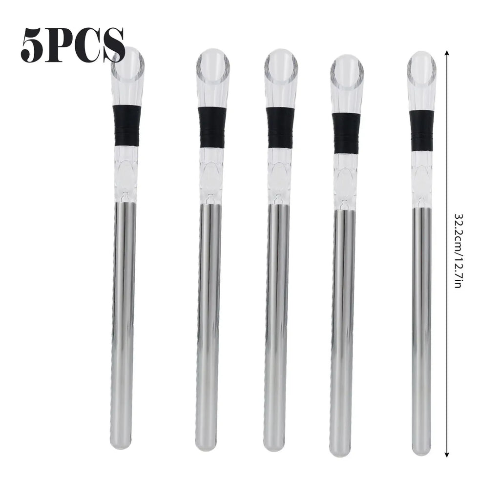 3-in-1 Stainless Steel Wine Chiller Rod 12.7 in (32.2 cm) - Aerator, Pourer & Ice Stick for Wine & Beer