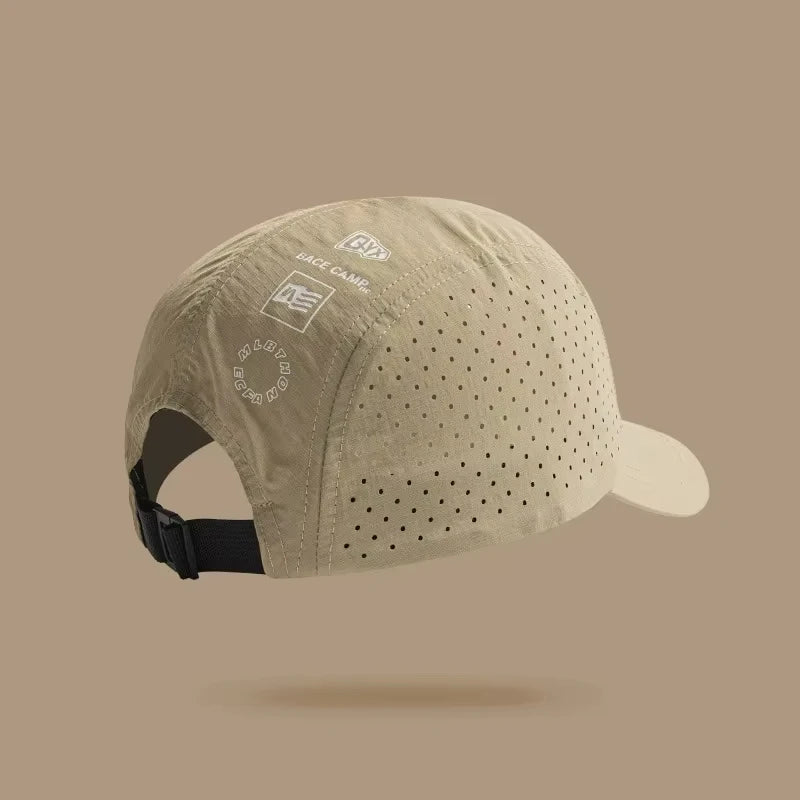 Breathable Unisex Baseball Cap Adjustable (56-60 cm / 22–23.6 in) Quick-Dry Sun Protection Hat for Hiking Golf Camping