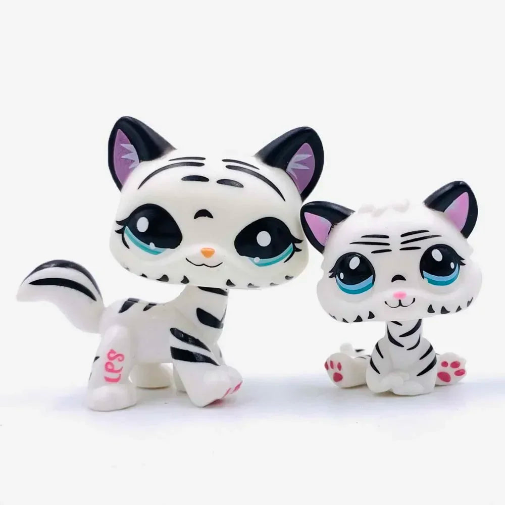 2-Pack Mini Pet Figurines — Cute Dog & Cat PVC Bobble Head Collectibles, 1.5–2 in (4.8–5.5 cm)