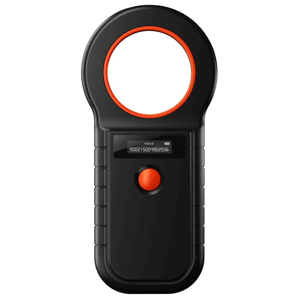 RFID Pet Microchip Scanner 134.2kHz & 125kHz - FDX‑B 15‑Digit Portable Animal ID Reader (ISO 11784/11785)