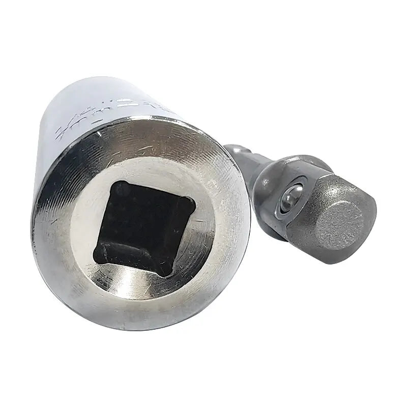 Multifunctional Magic Socket Wrench 7–19mm (0.28–0.75 in) with Extension Rod & Electric Drill Adapter