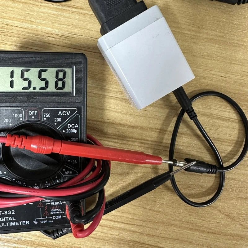 USB-C to DC 5.5x2.1/2.5mm PD Power Cable — 9V/12V/15V/20V, 3A 120W, 0.4m (15.7in) & 0.98m (38.6in)