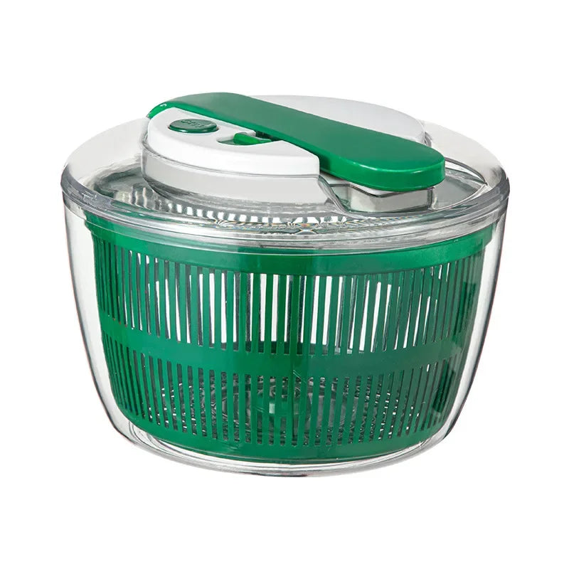 Press-Spin Salad Spinner & Vegetable Dryer - Salad Washer and Dehydrator (21 x 16 x 15 cm / 8.3 x 6.3 x 5.9 in)