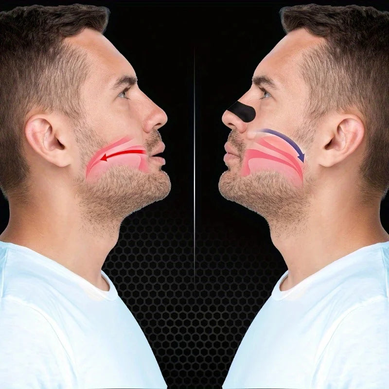 30-Pack Enhanced Adhesion Nasal Strips for Sports & Sleep, Breathable Anti-Snoring Nose Strips