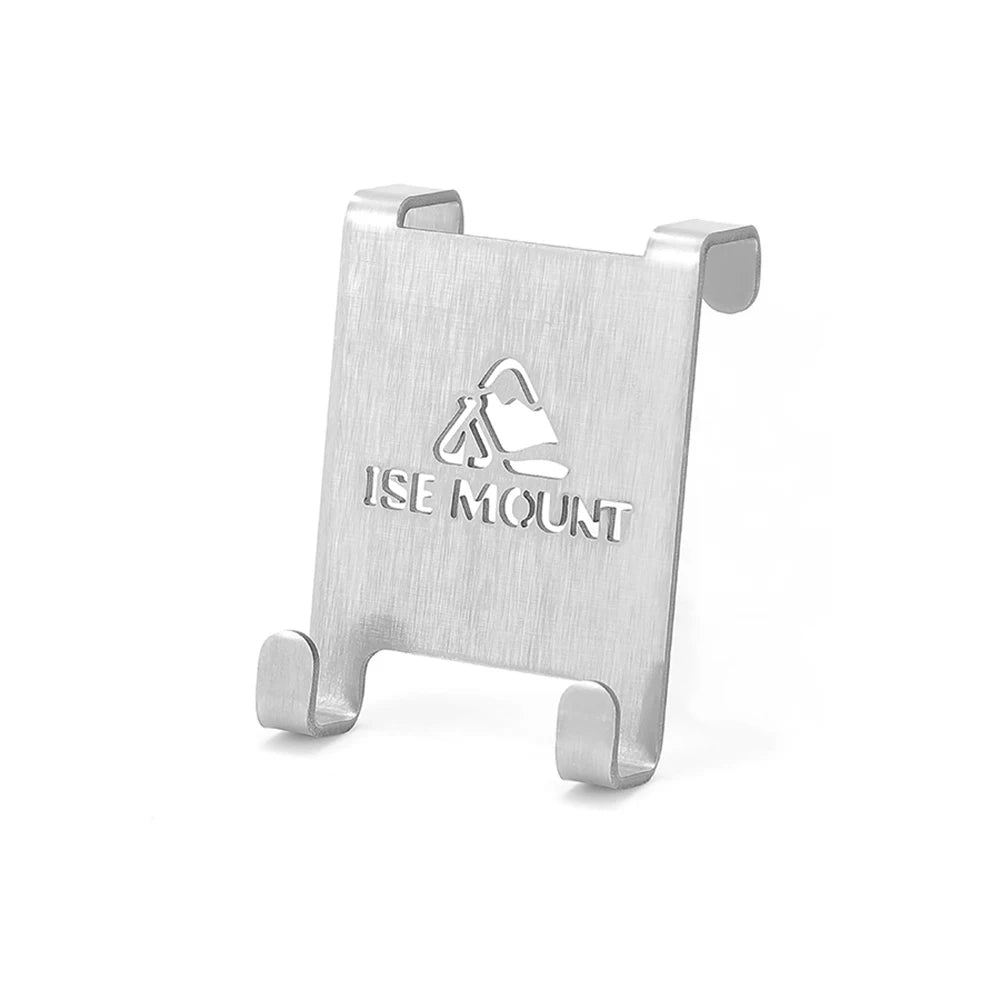 Gas Canister Hanging Hook for Camping Stoves — Stainless Steel Tabletop Canister Holder (Fits Tables up to 15.5mm/0.61in, Gaps >2mm)