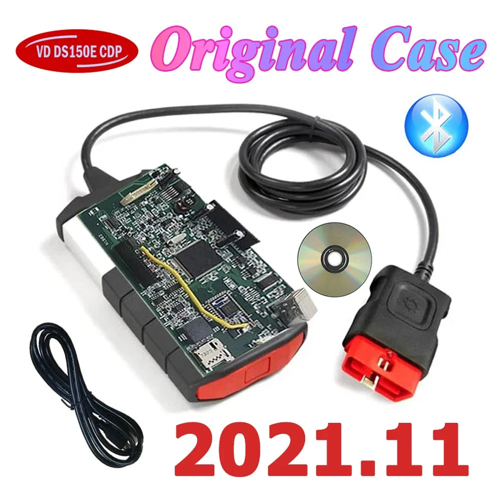 OBD2 OBD II Diagnostic Scanner for Cars & Trucks — Bluetooth USB Multi-Brand Diagnostic Tool