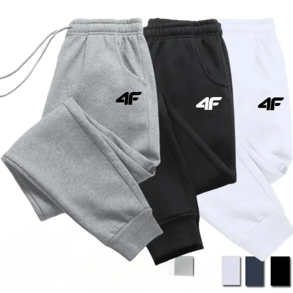 Men's Casual Tracksuit Jogger Sweatpants - Soft Waffle Knit Joggers for Gym & Daily Wear