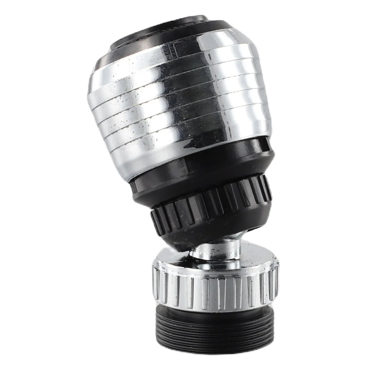 360° Swivel Faucet Aerator Nozzle, Dual-Mode Water-Saving Tap Extender, Universal 24mm/22mm Fit (ABS Chrome)