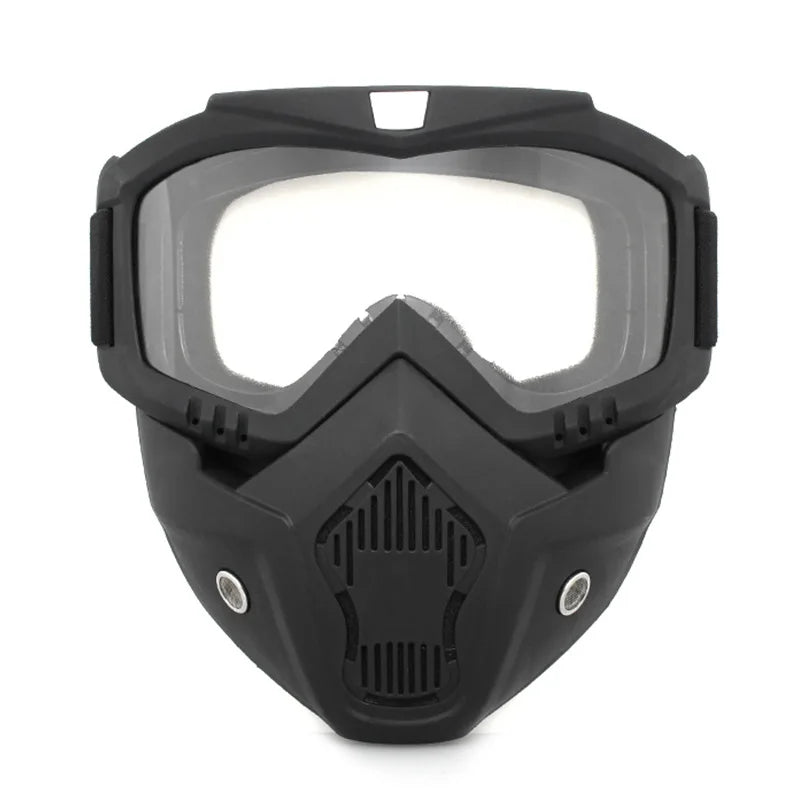 Adjustable Dustproof Motorcycle and Cycling Goggles Breathable Windproof Full-Face Riding Sunglasses
