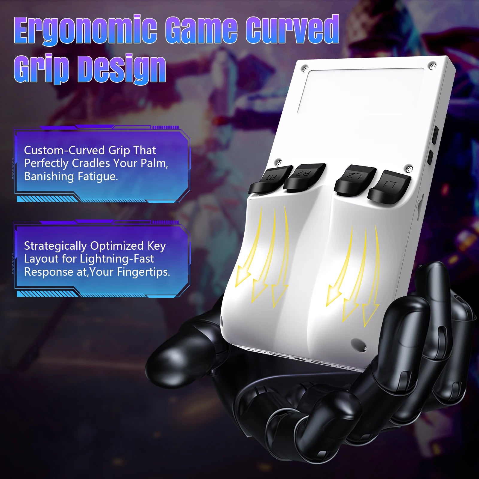 Retro Handheld Game Console 64/128GB, 18,000+ Classic Games, Portable Pocket 4.0" (10.2 cm) IPS Screen, 4000mAh Battery