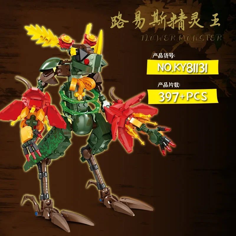 Demogorgon Building Block Kit - Model Assembly Bricks Toy for Halloween & Christmas Decoration Gift