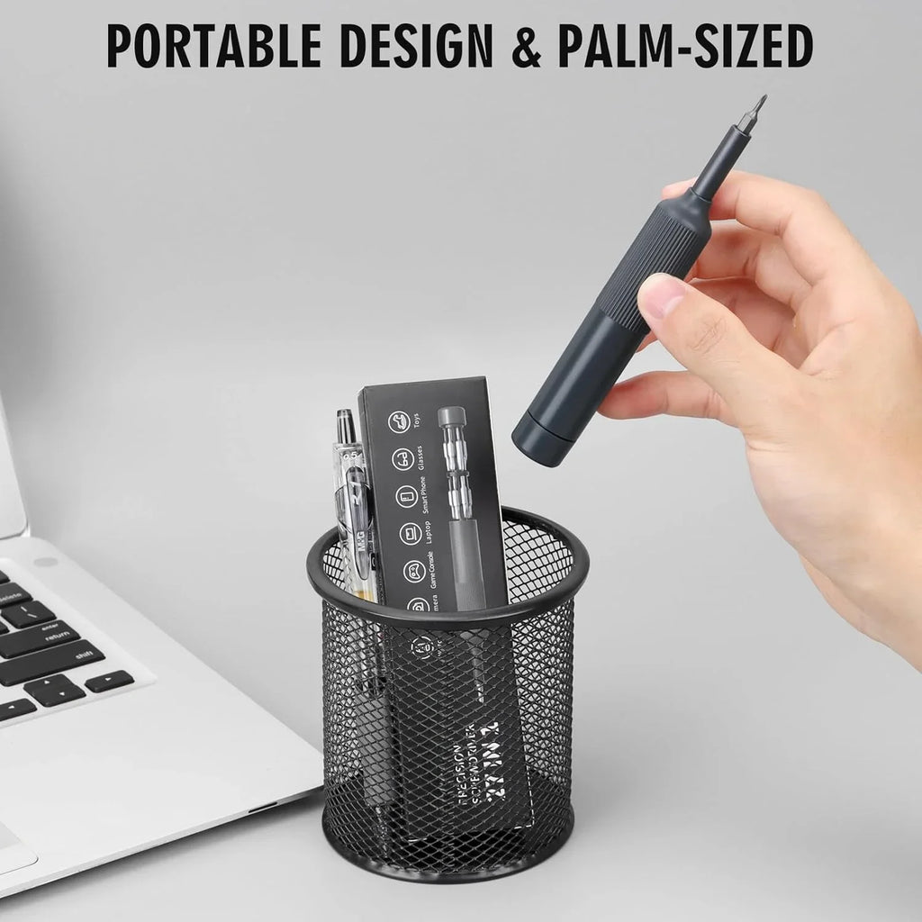 27-in-1 Precision Magnetic Screwdriver Kit – Pen-Style Repair Set for Eyeglasses, Watches, Smartphones, Laptops & Jewelry