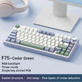 75% Hot-Swappable Mechanical Keyboard Wireless 2.4G Bluetooth USB-C Wired RGB Gasket Mount