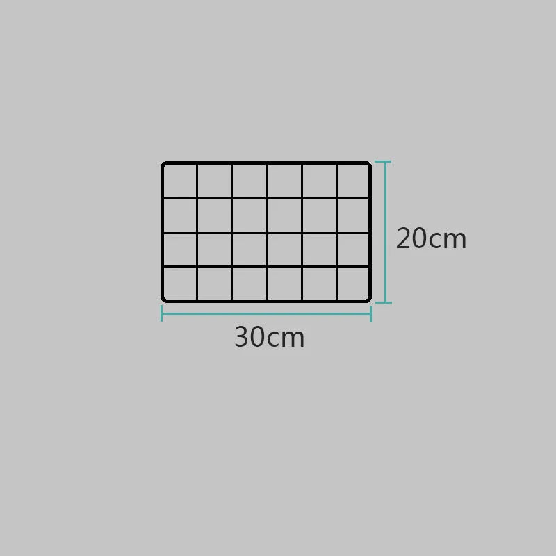 Wall Mounted Wire Grid Organizer with Removable Baskets, Hooks and Shelves, Iron Mesh Storage Panel