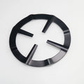 Cast Iron Moka Pot Support Ring 13.3 cm (5.24 in) Gas Stove Heat Diffuser Camping Cooker Rack Black