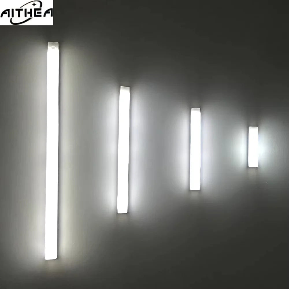 Rechargeable LED Motion Sensor Strip Light – Under Cabinet, Wardrobe & Bedside Cordless Night Light