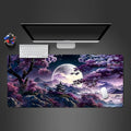 Sakura Cherry Blossom XXL Extended Gaming Desk Mat – 39.4 x 19.7 x 0.12 in (1000 x 500 x 3 mm) Keyboard & Mouse Pad, Non-Slip Stitched Edge