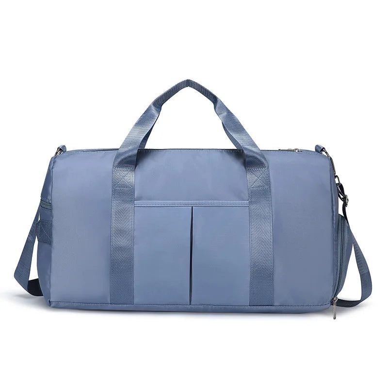 Waterproof Gym and Travel Bag with Dry-Wet Separation — Large Capacity Yoga Duffle for Women and Men