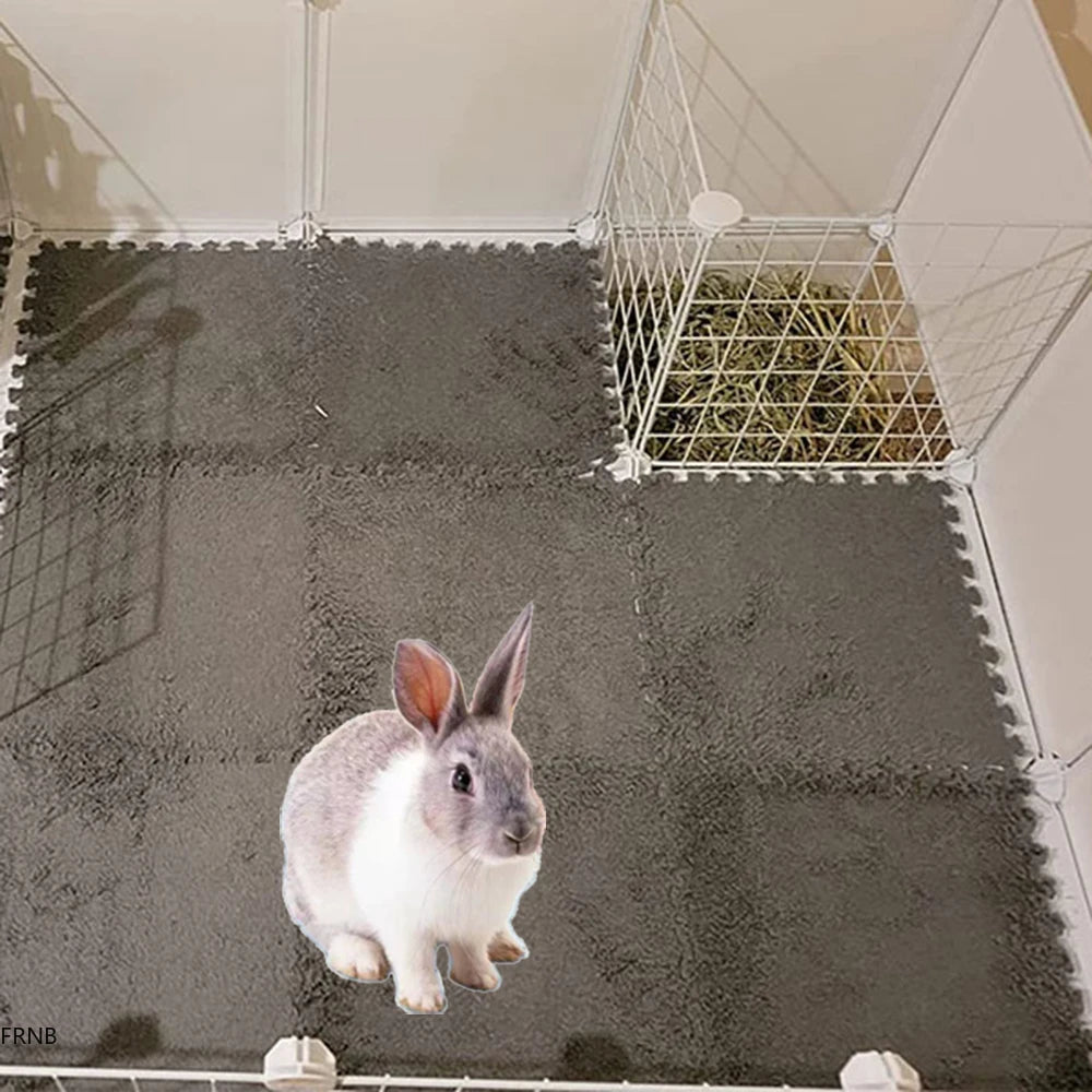 30 x 30 cm (11.8 x 11.8 in) EVA Foam Pet Warming Pad — Soft Fleece Sleeping Mat for Guinea Pigs, Hamsters, Rabbits (1–10 pcs)