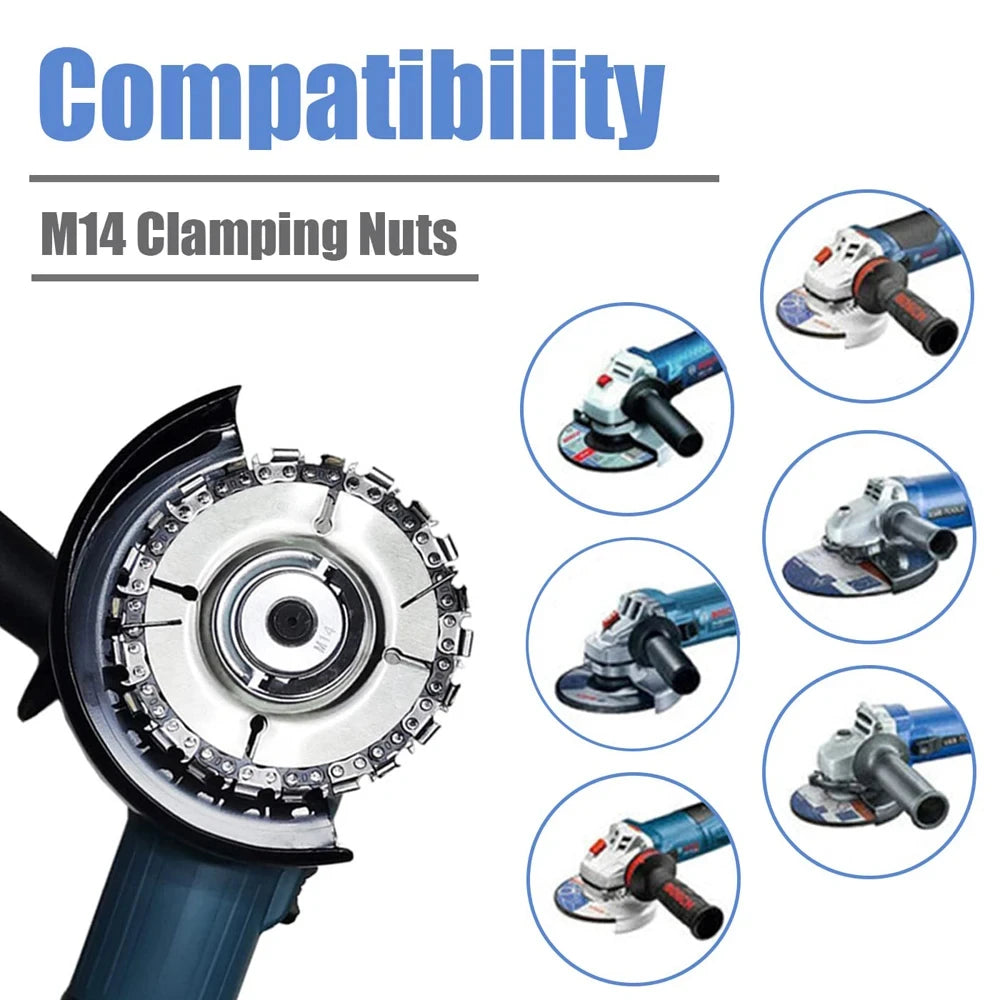 M14 Quick Release Angle Grinder Flange Nut – Self-Locking Pressing Plate Power Chuck for Cutting Disc Replacement
