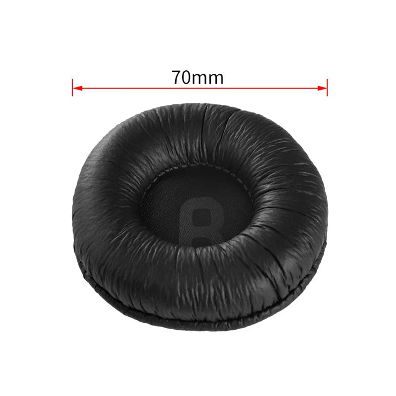 1-Set Replacement Leather Ear Pads & Headband Cushion for Over-Ear Headphones