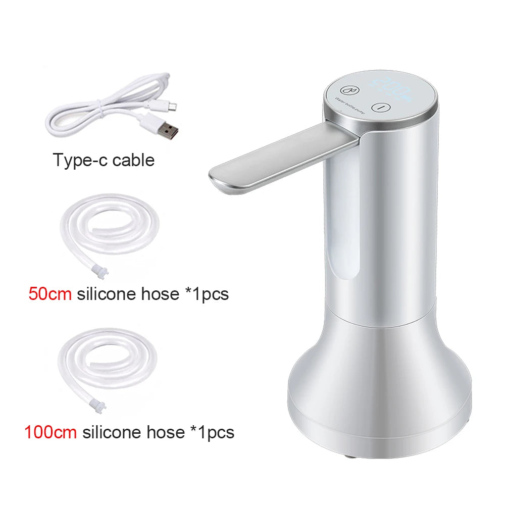 Foldable Electric Water Dispenser Pump Rechargeable 19L (5-Gallon) Automatic Desktop Bottle Pump