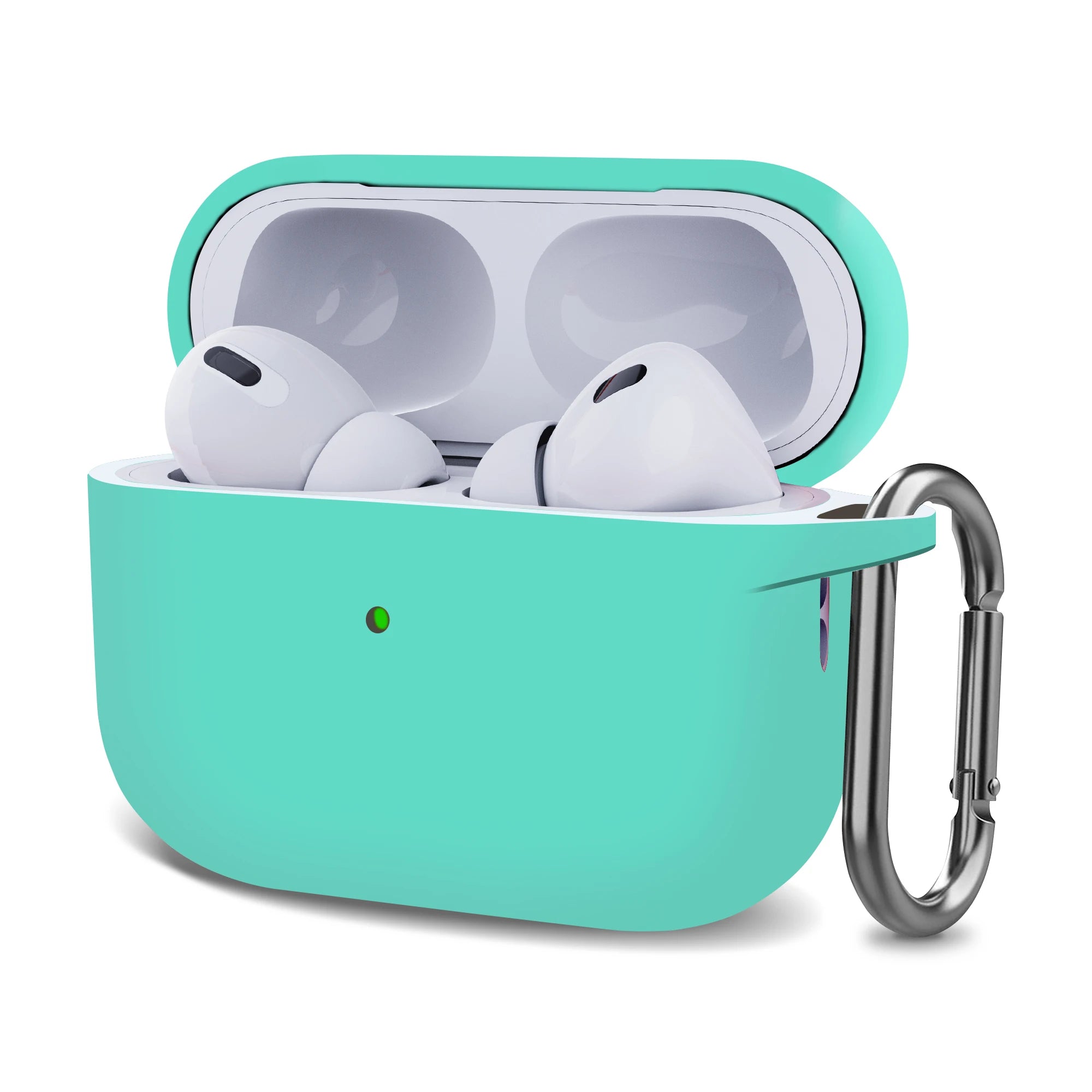 Silicone Earbud Charging Case Cover — Soft TPU Shockproof Protective Case for True Wireless Earbuds (1-Pack)