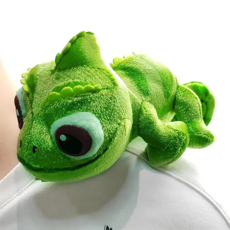 Pascal Rapunzel Chameleon Plush Doll 15 cm (5.9 in) Shoulder Stuffed Animal - Kids Gift