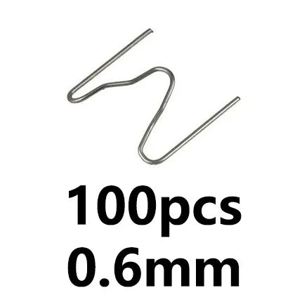 Auto Plastic Repair Staple Kit 100–600 pcs | 6 Types 0.6/0.8 mm Tungsten Steel Hot Stapler Nails for Car Bumper & Plastic Welding