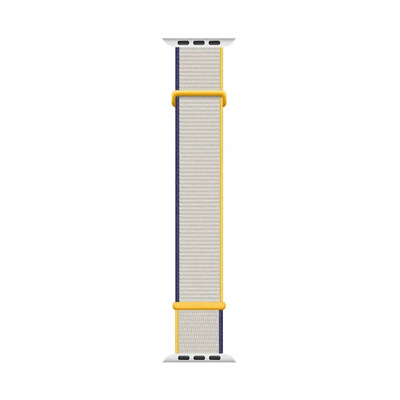 Nylon Braided Breathable Watch Band – Fits 38/40/41/42/44/45/46/49 mm (1.50–1.93 in) Smartwatches