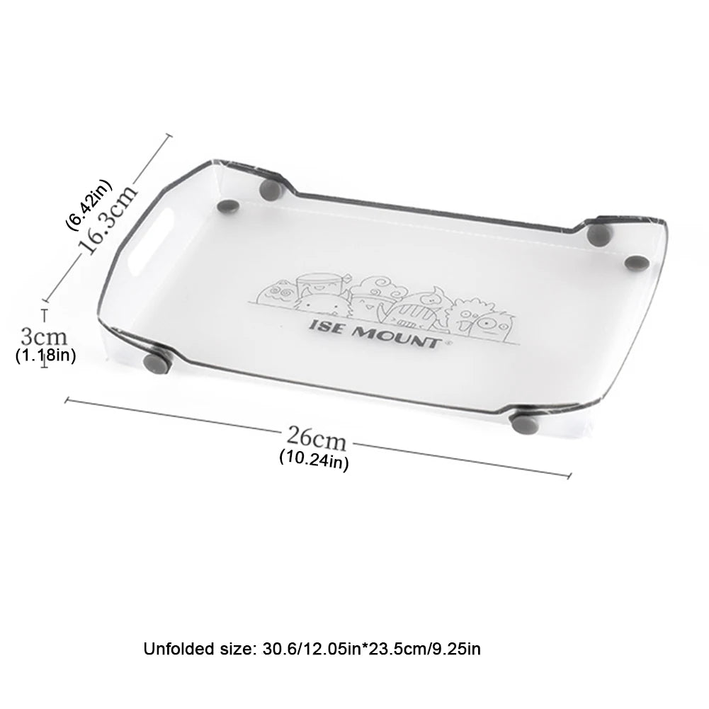 Ultralight Foldable Camping Table & Tray — Compact Portable Backpacking Table (26.5×16.8×11 cm / 10.4×6.6×4.3 in)