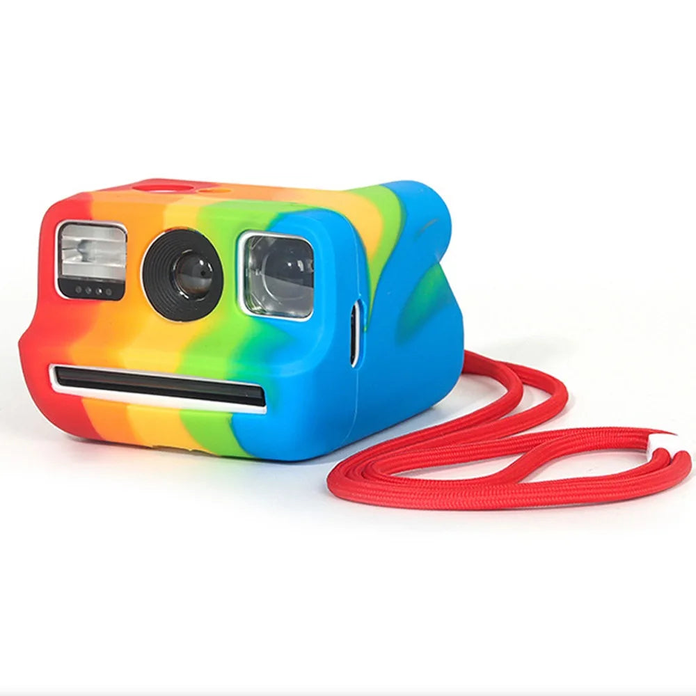 Silicone Case with Lanyard for Polarized Go Gen 1/2 Instant Camera - Slim, Dustproof, Anti-Scratch