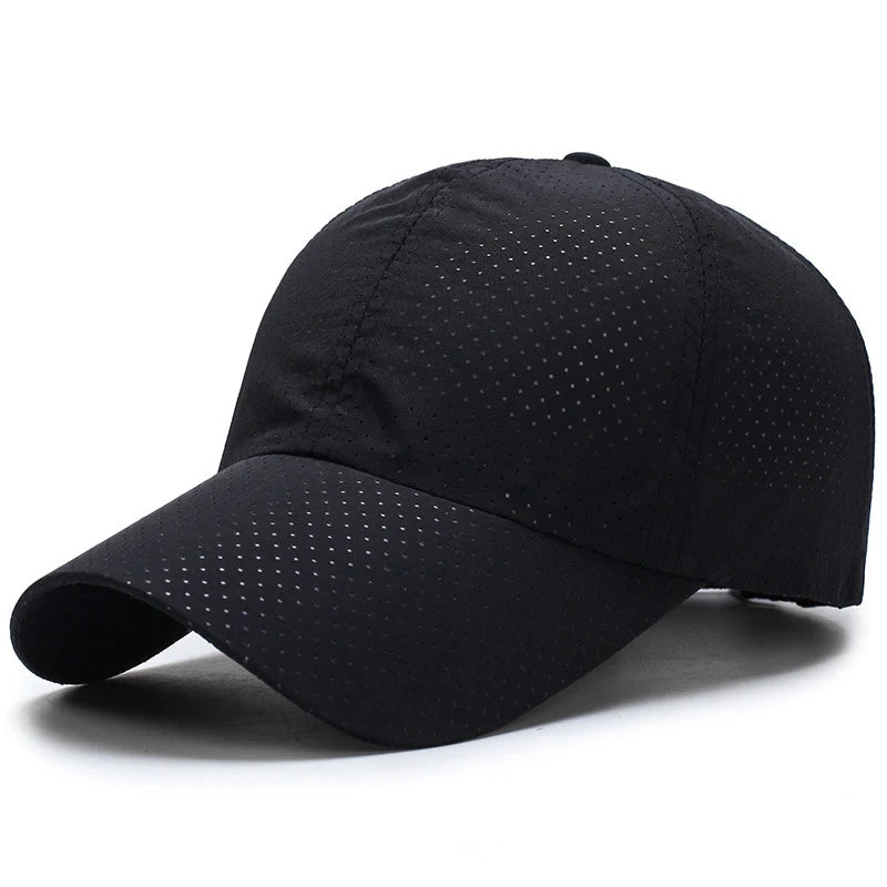 Summer Quick-Dry Baseball Cap Breathable Sun Hat for Outdoor Sports & Travel, Unisex