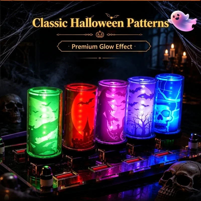 USB Touch LED Glass Night Light – Dimmable Ambient Lamp for Bedroom, Car & Camping
