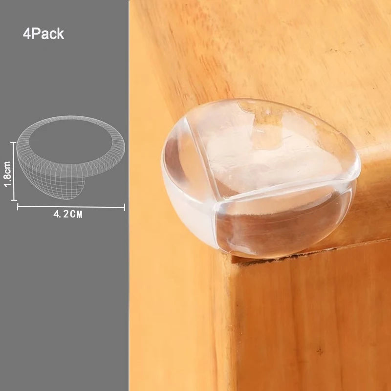 PVC Table Edge & Corner Guards — Baby Childproofing Furniture Protectors