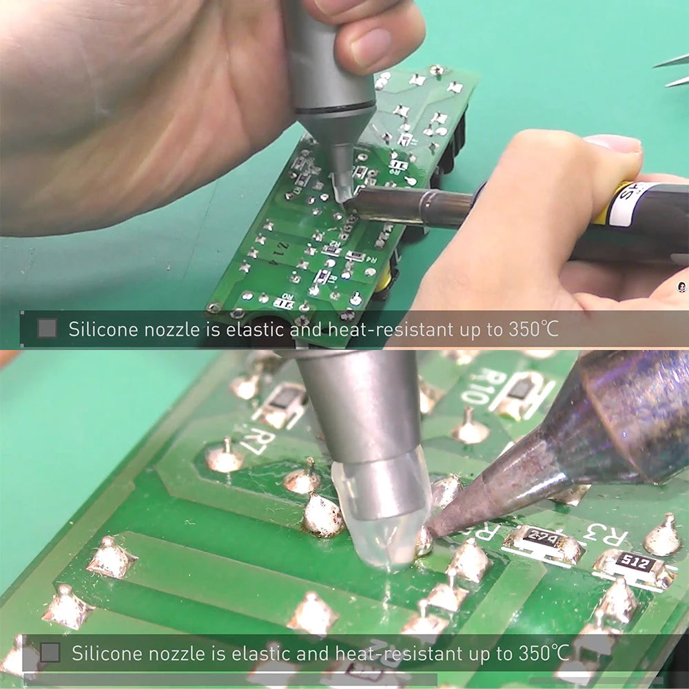 Aluminum Alloy Manual Desoldering Pump Solder Sucker Vacuum Tin Remover for PCB Repair