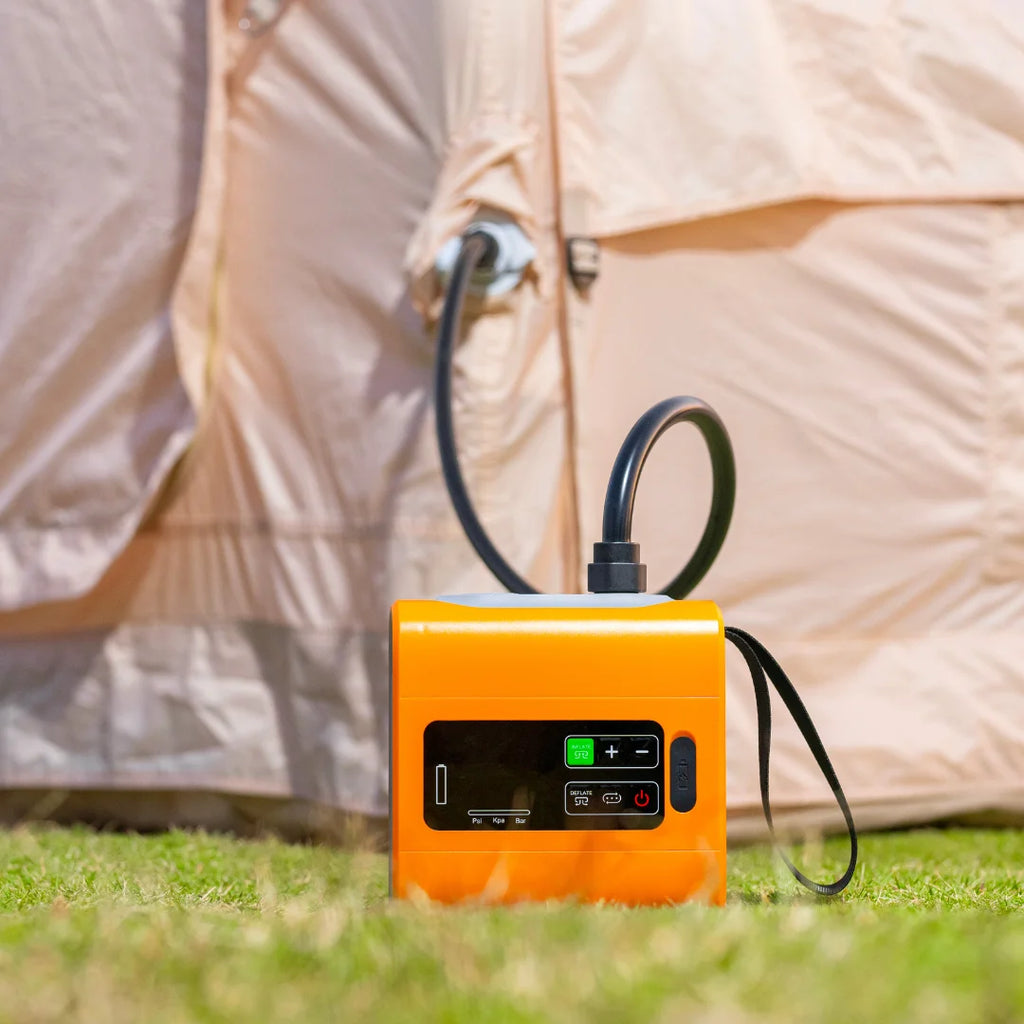 Portable Cordless Mini Air Pump – Rechargeable Electric Inflator & Deflator for Air Mattresses, Camping Mats, Pool Floats
