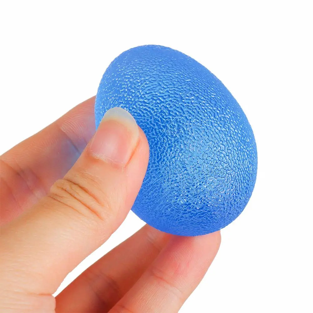 Silicone Hand Grip Strength Trainer Ball for Wrist Rehab & Stress Relief (1.8 x 2.4 in / 4.5 x 6 cm)