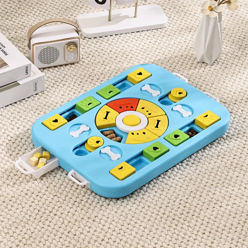 Interactive Dog & Cat Puzzle Toy – Slow Feeder Enrichment for Small, Medium & Large Pets