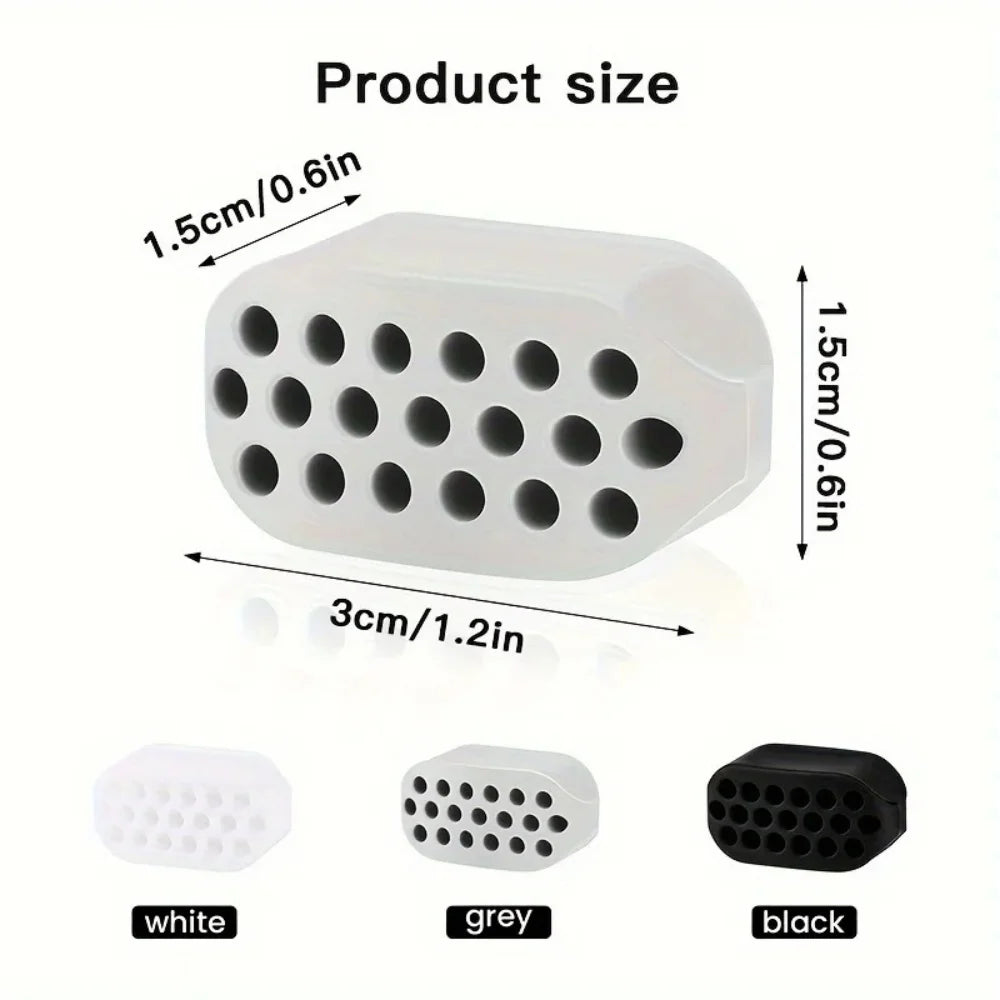 Silicone Jaw Trainer - Jawline Exerciser & Facial Shaper for Men and Women, Beginner to Intermediate