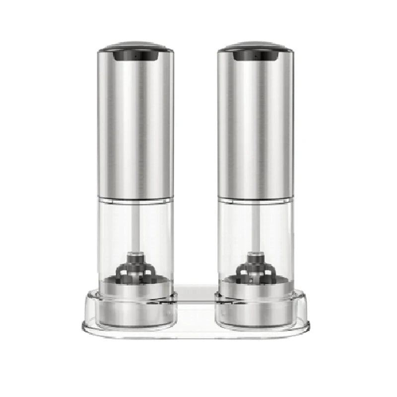 Automatic USB Rechargeable Salt & Pepper Grinder – Adjustable Ceramic Spice Mill (1 or 2-Pack)