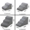 2/3/4-Step Pet Ramp & Ladder for Dogs and Cats – Non-Slip Removable Sofa Bed Stairs
