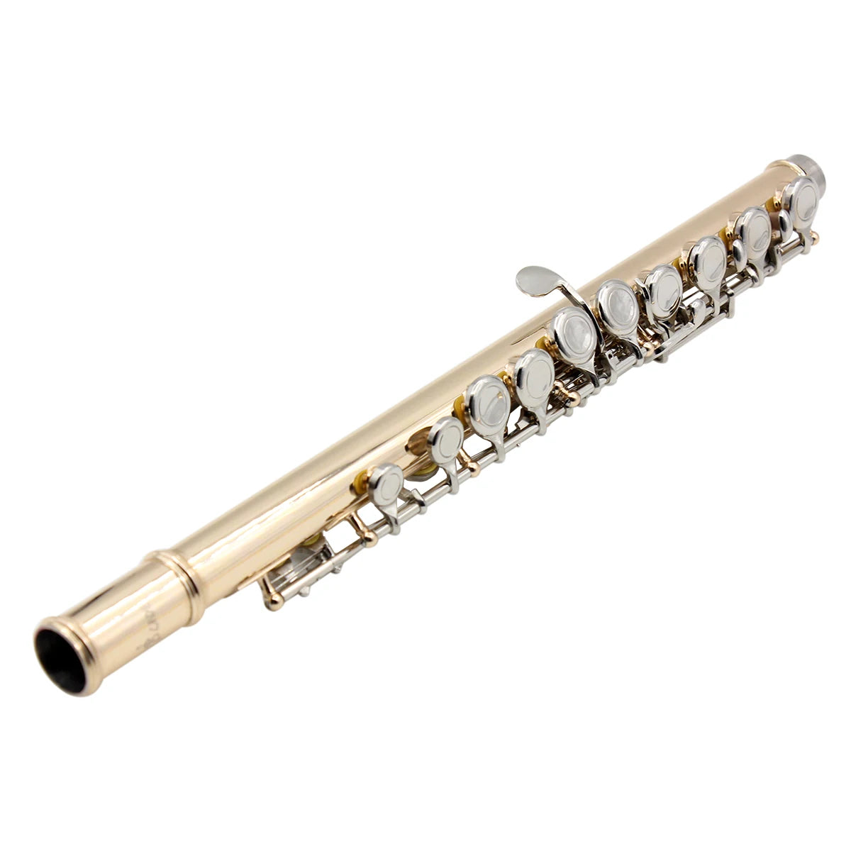 16-Key Closed-Hole C Flute with E Key - Silver-Plated Cupronickel Transverse Concert Flute